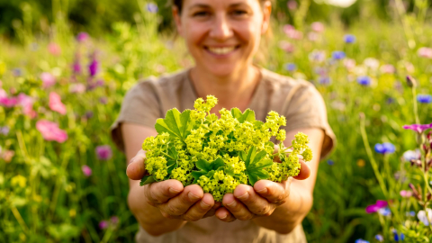 La reine des plantes médicinales pour femmes : l'alchémille est depuis longtemps une alliée des femmes