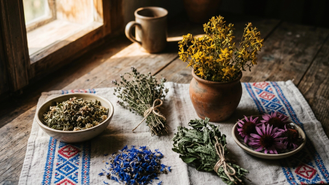 Vous souffrez d'une toux ou de la grippe ? Ce mélange d'herbes des Tatras vous remettra sur pied